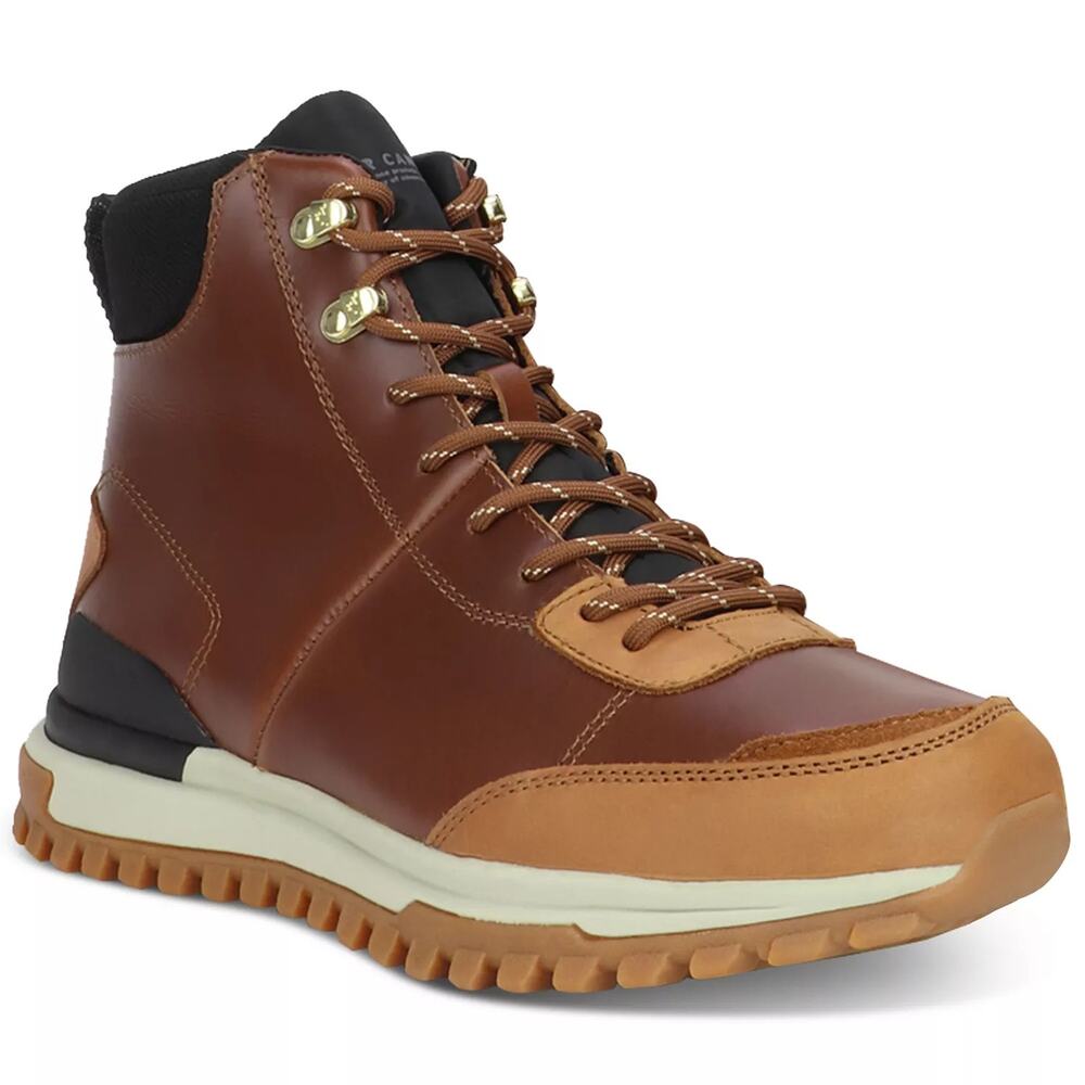 Pajar Men Fortuo 2.0 Waterproof Sneaker Combat Boot Size US 11.5 Cognac Black